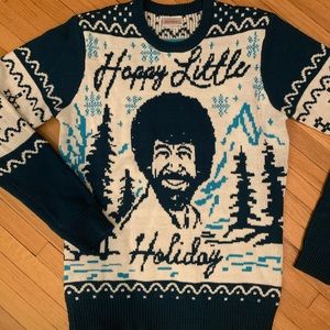 Bob Ross Sweater. Size small, womens medium. S/M